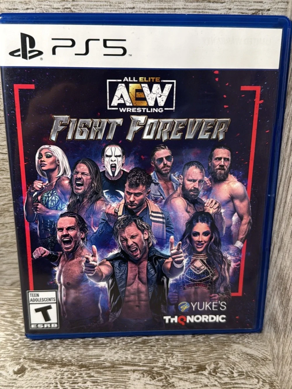 AEW: Fight Forever - Blue Cover